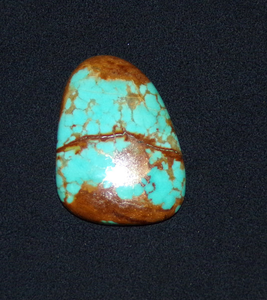 Genuine Kingman Turquoise Cabochon from Turquoise Mountain