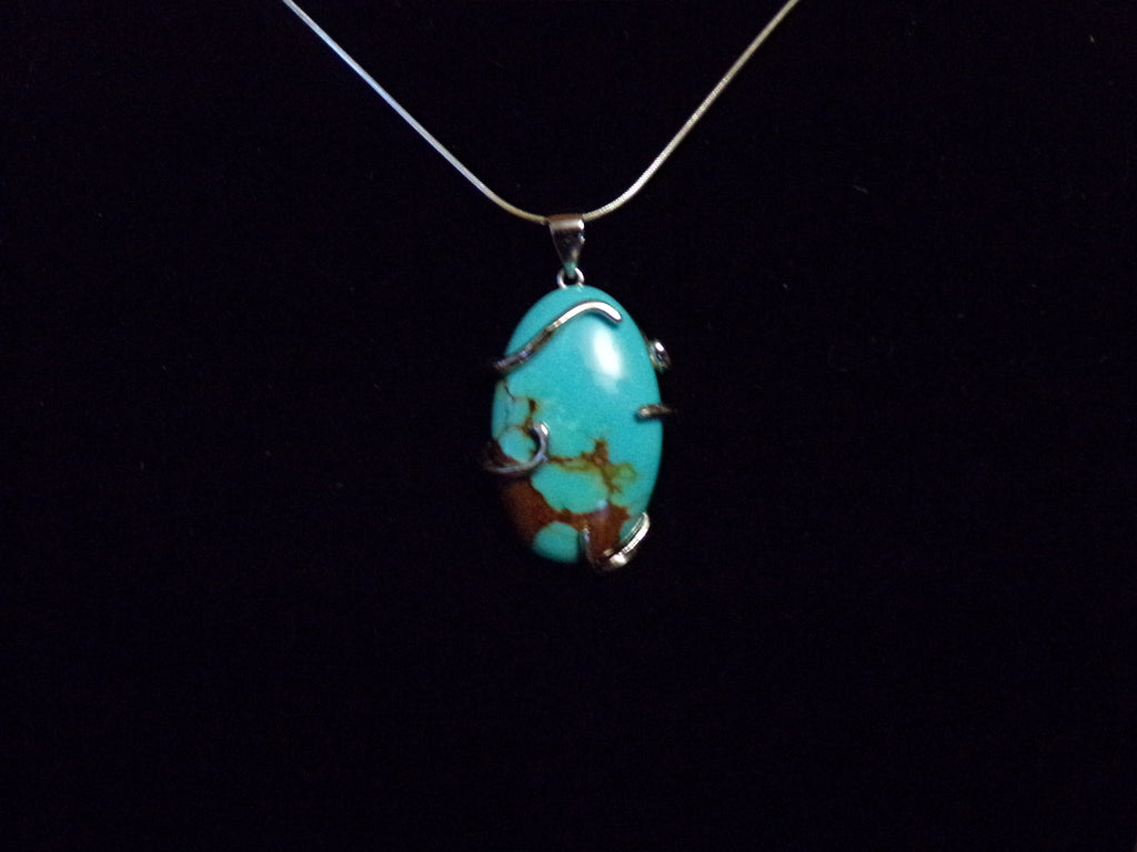 Royston Turquoise and Sterling Silver Necklace