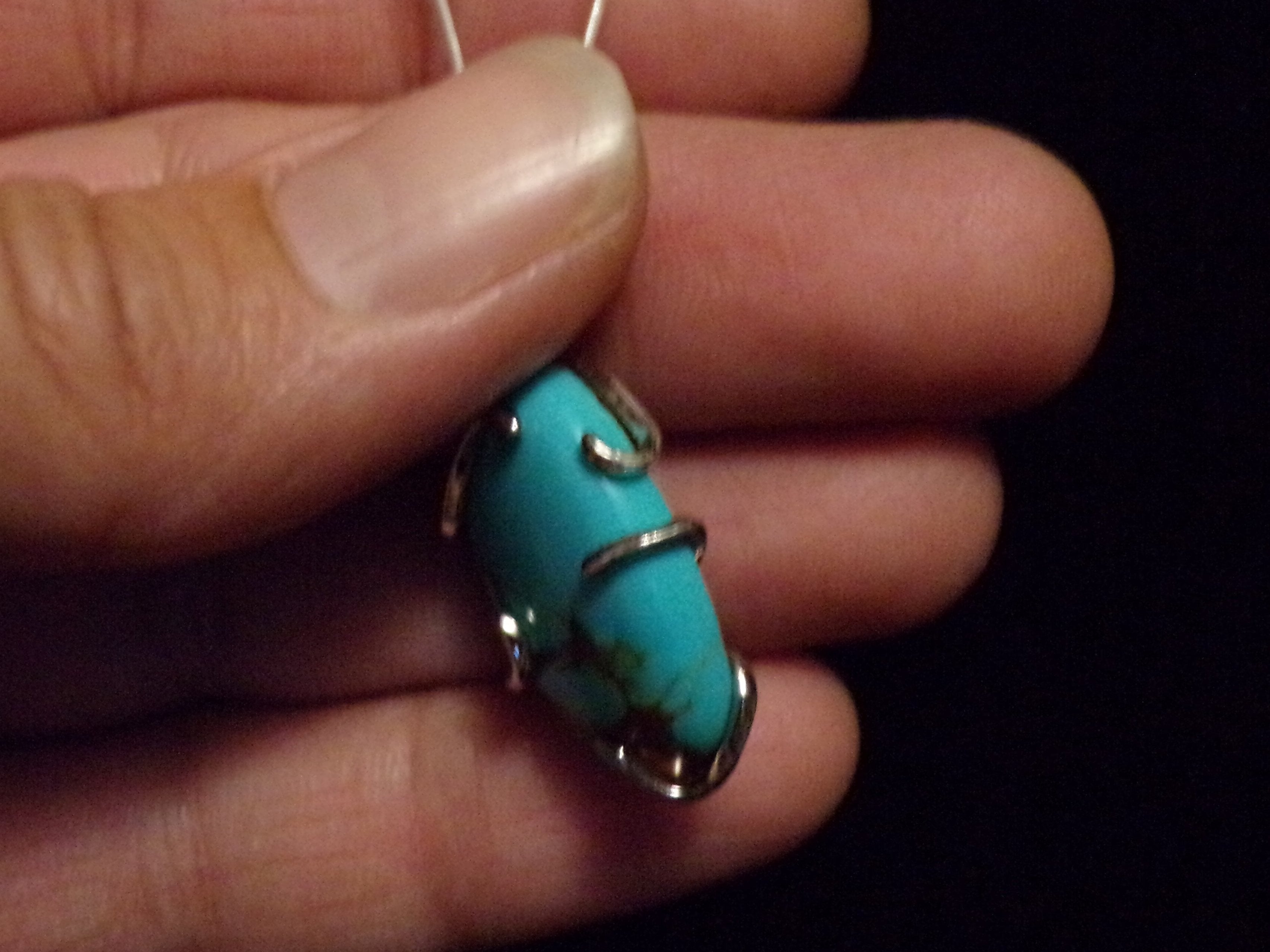 Royston Turquoise and Sterling Silver Necklace