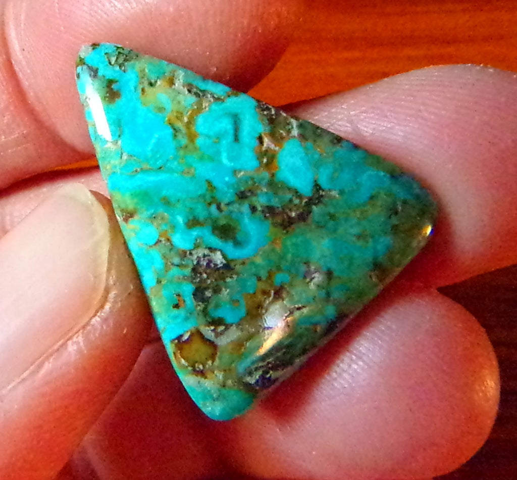 Turquoise Cabochon from Evans mine