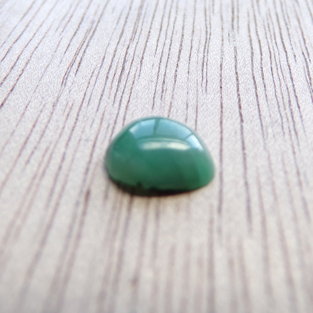 Natural Brazilian Emerald Cabochon 1.1 Ct. Teardrop