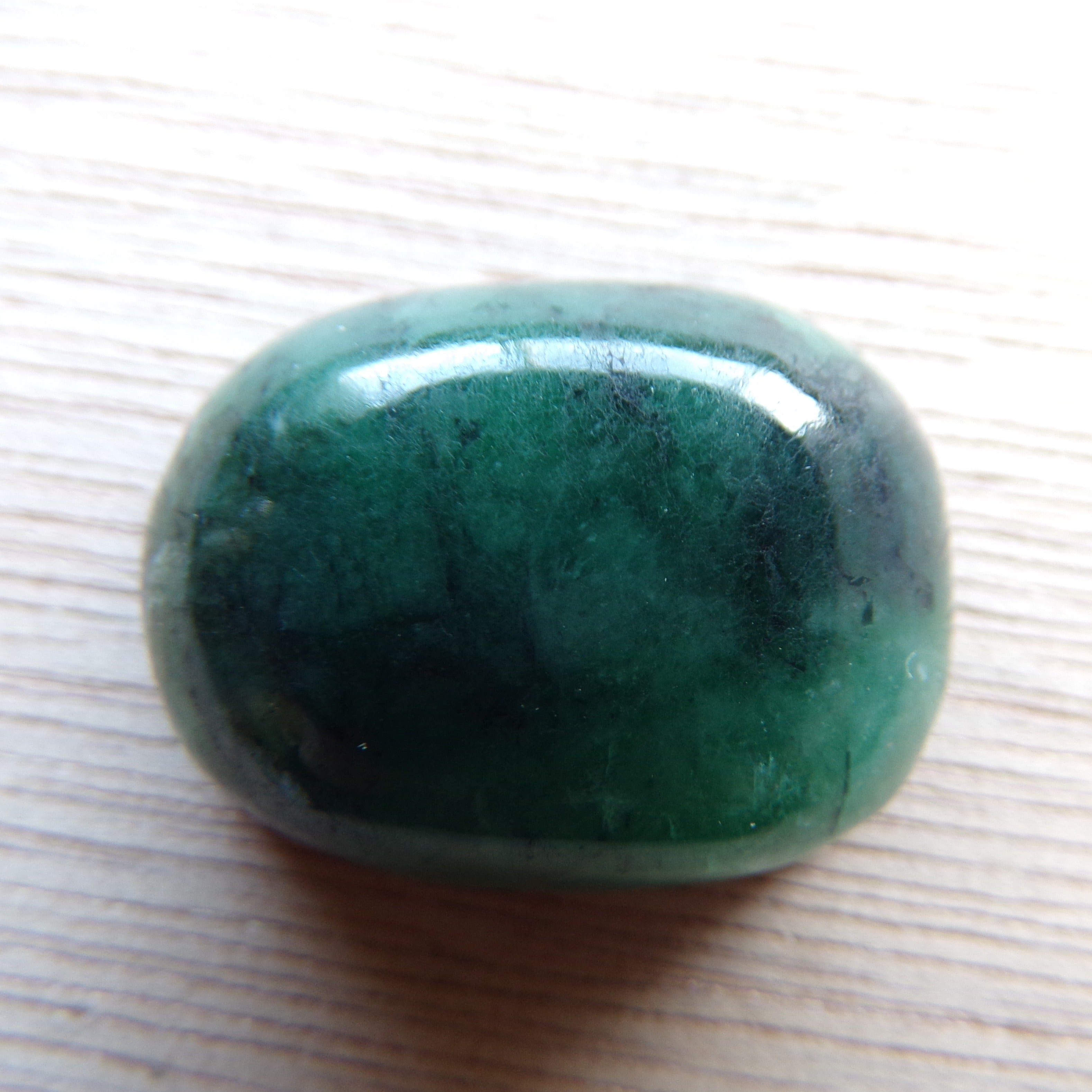 Large Natural Brazilian Emerald Cabochon 45.5 Carats