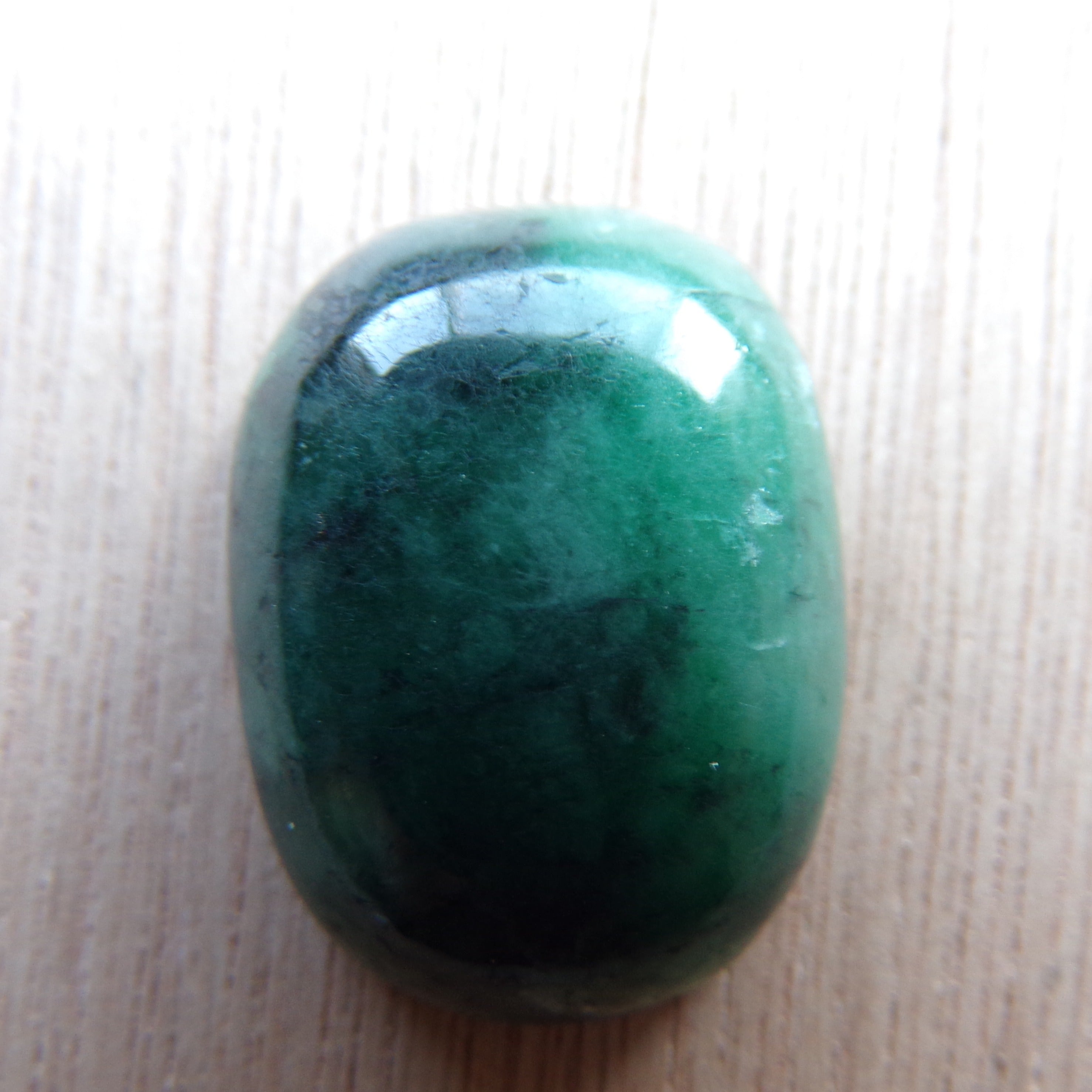 Large Natural Brazilian Emerald Cabochon 45.5 Carats
