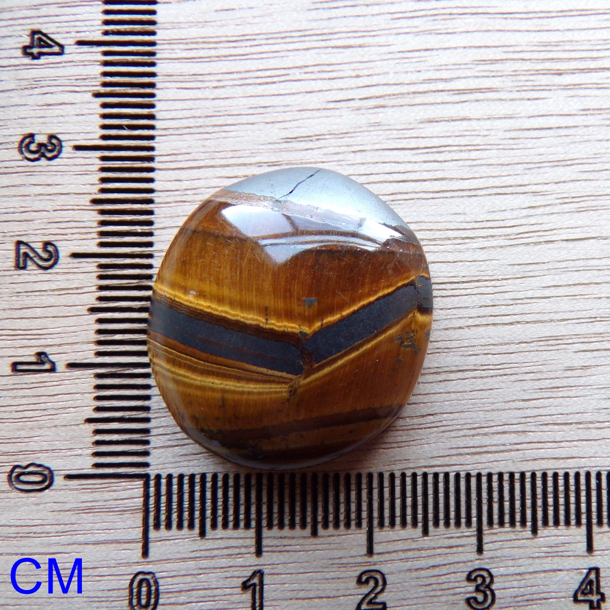 AAA Grade Landscape Tiger's Eye Cabochon