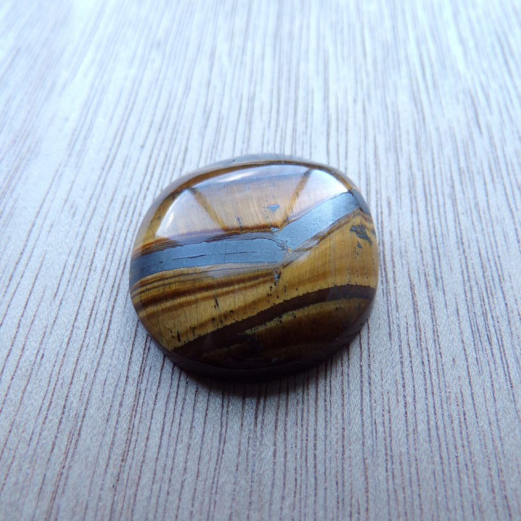 AAA Grade Landscape Tiger's Eye Cabochon