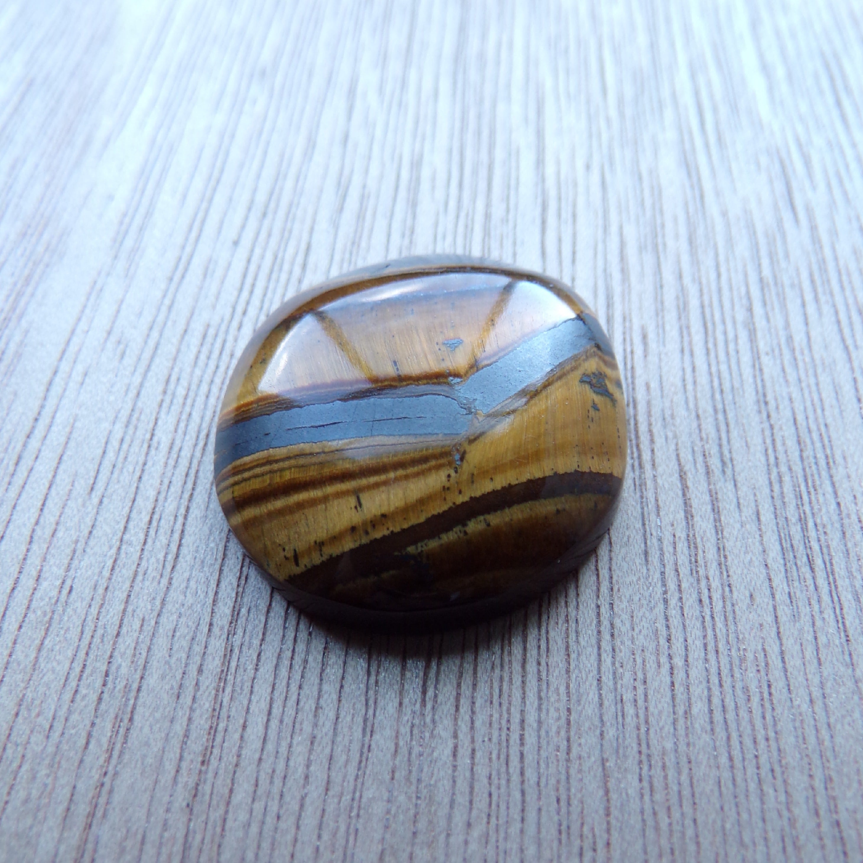 AAA Grade Landscape Tiger's Eye Cabochon