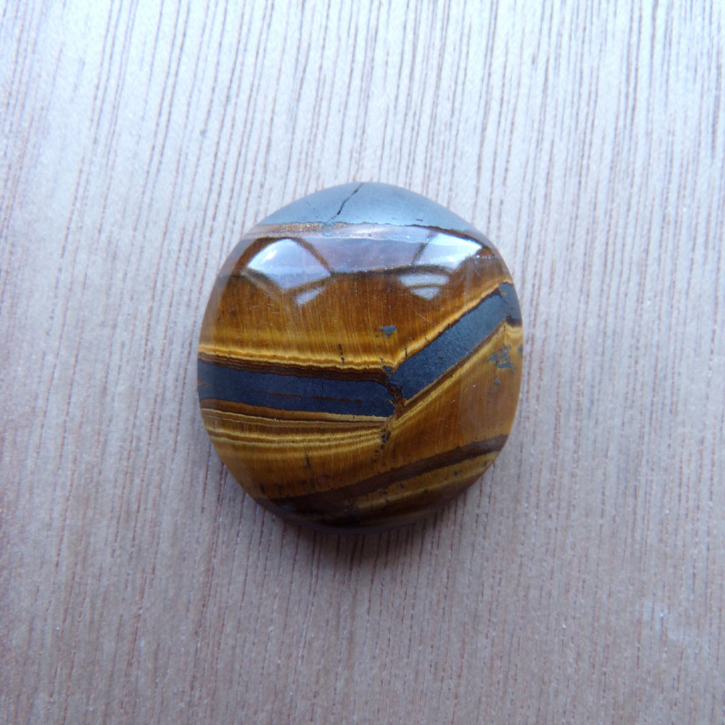 AAA Grade Landscape Tiger's Eye Cabochon