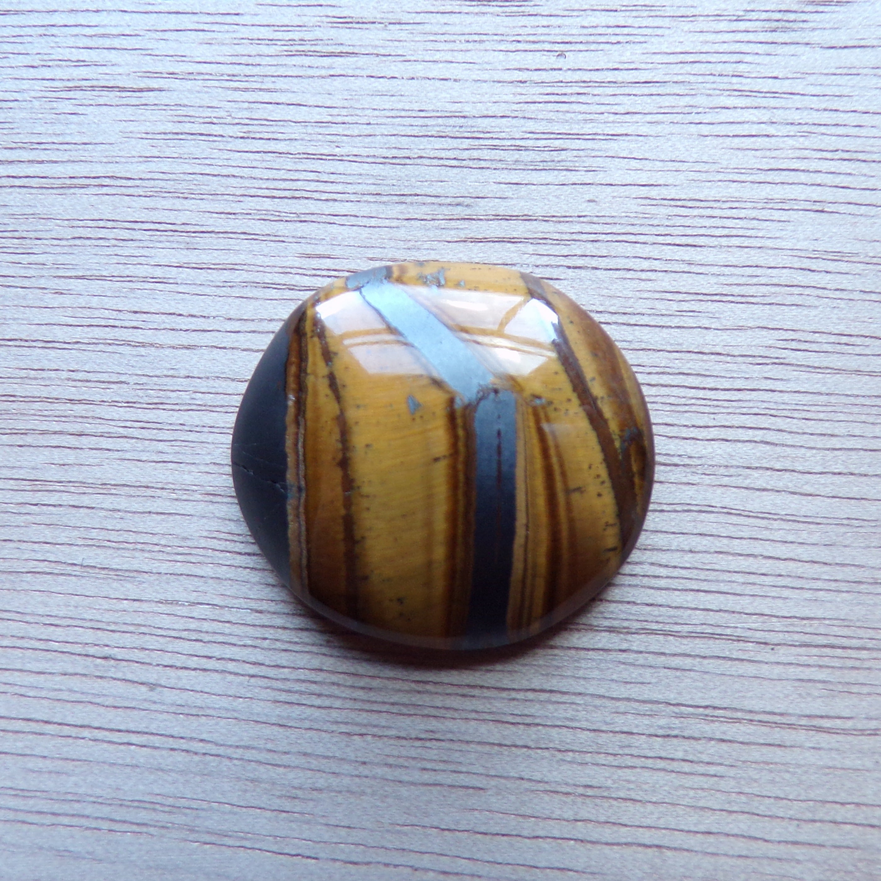 AAA Grade Landscape Tiger's Eye Cabochon