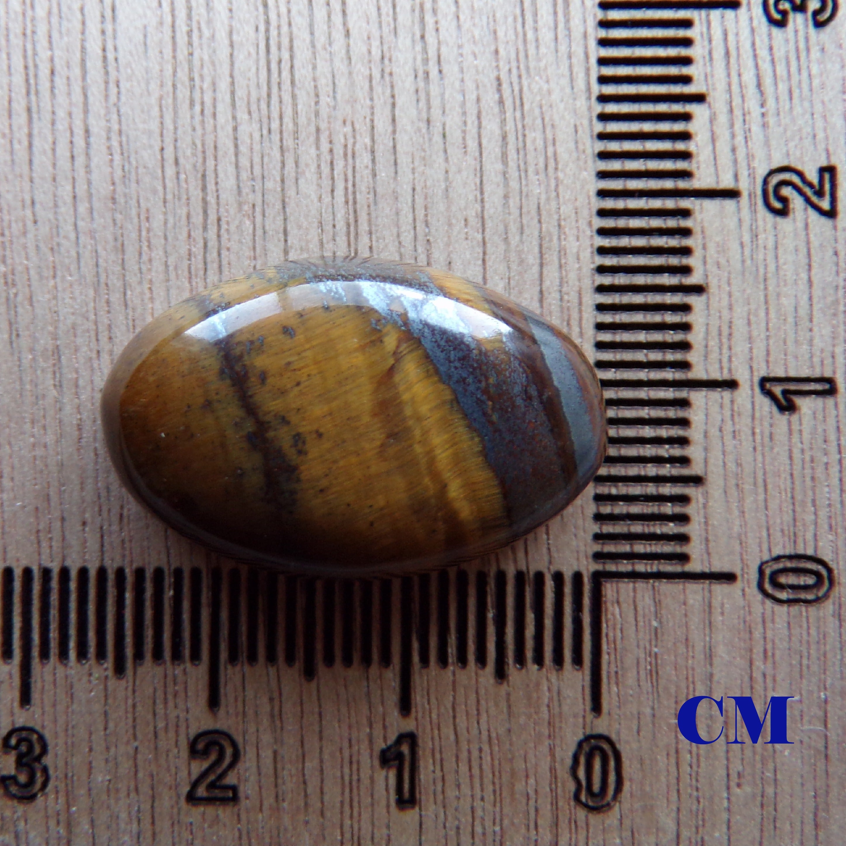 AAA Grade Landscape Tiger's Eye Cabochon