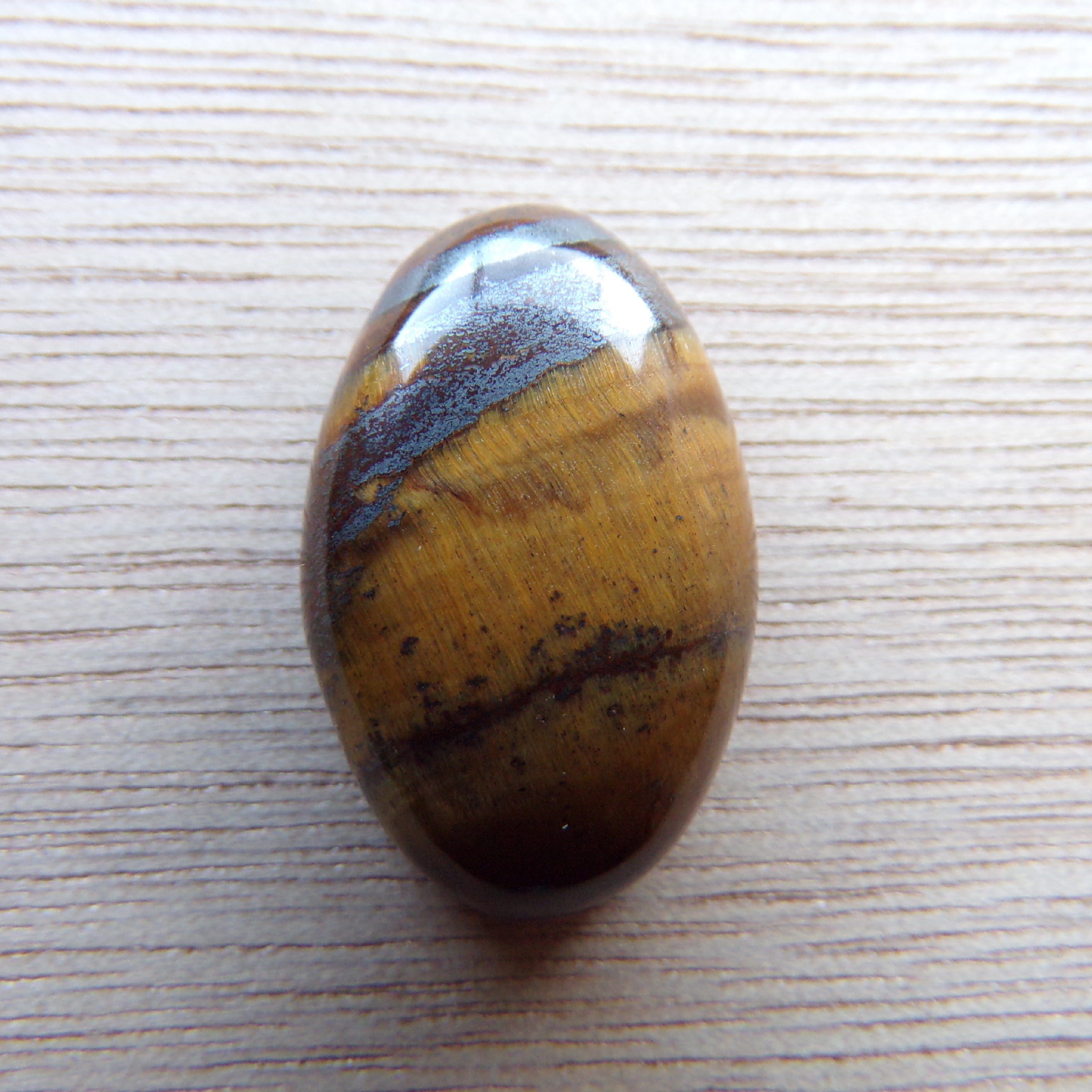 AAA Grade Landscape Tiger's Eye Cabochon