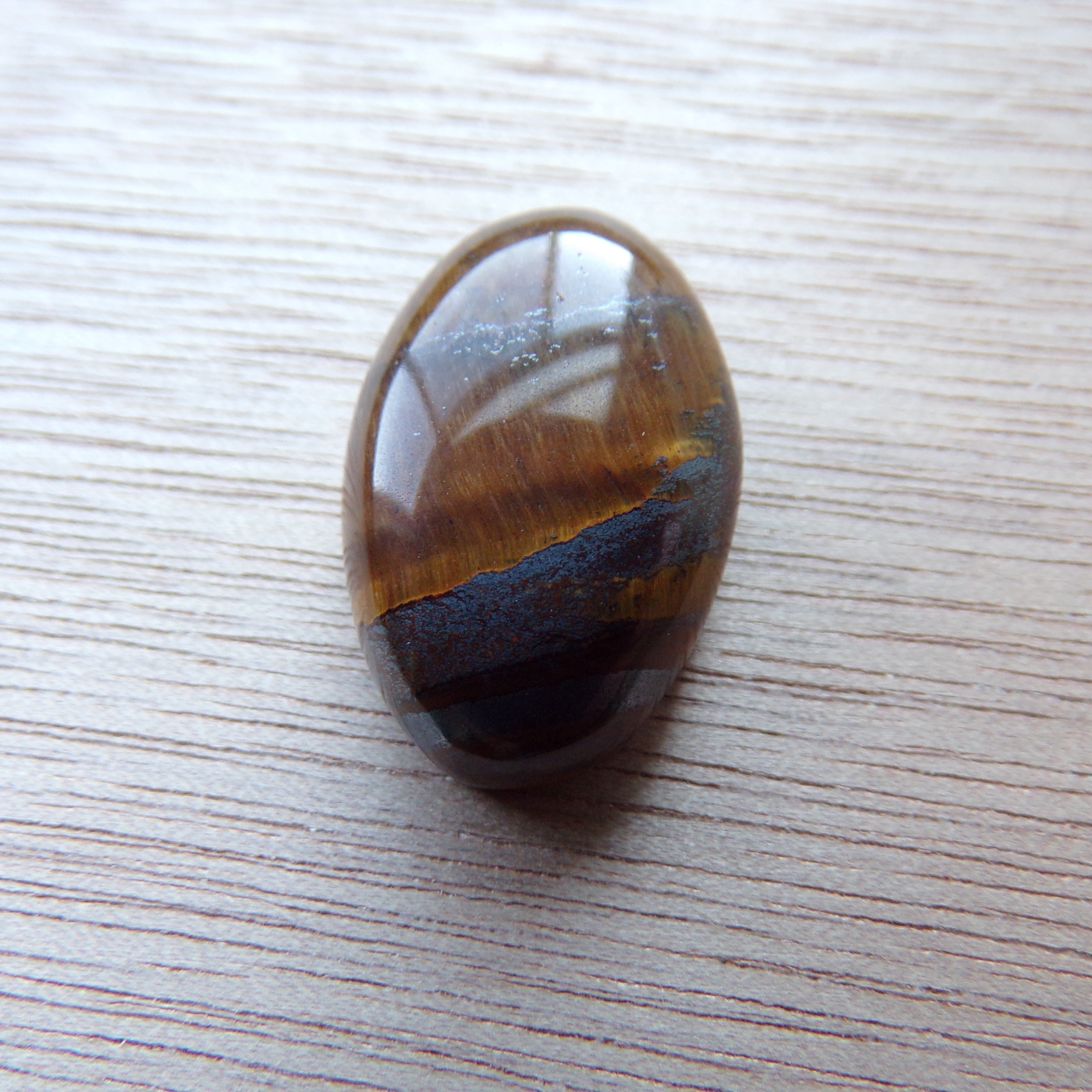 AAA Grade Landscape Tiger's Eye Cabochon
