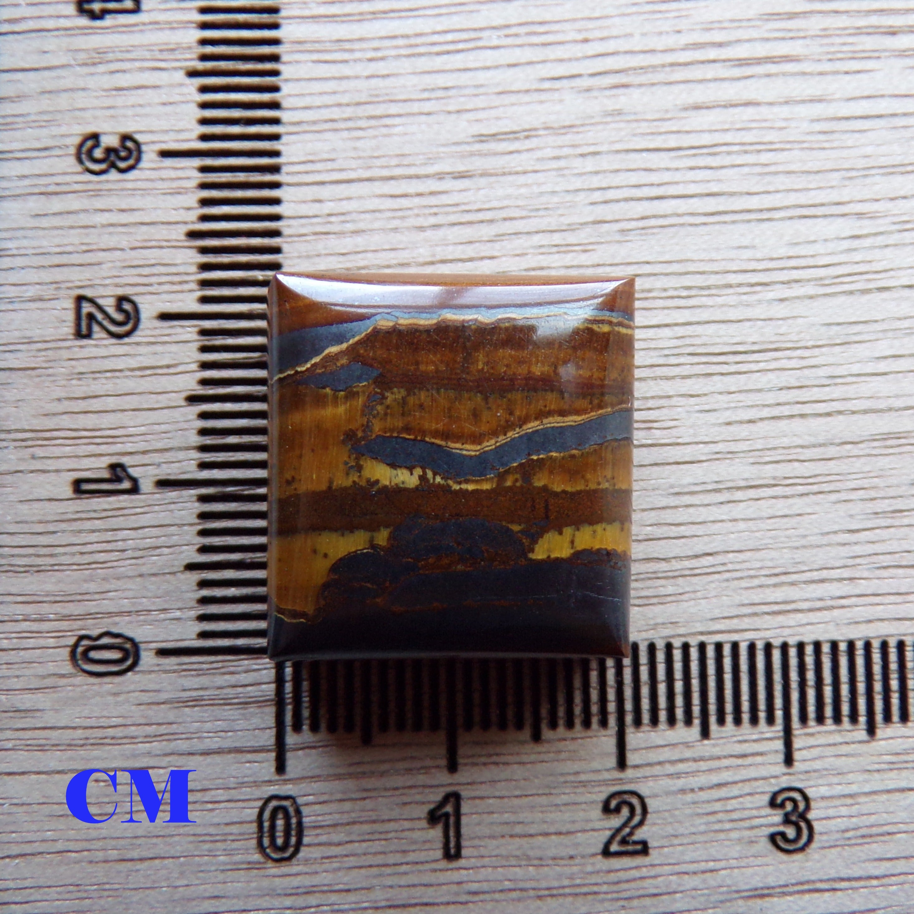 AAA Grade Landscape Tiger's Eye Cabochon