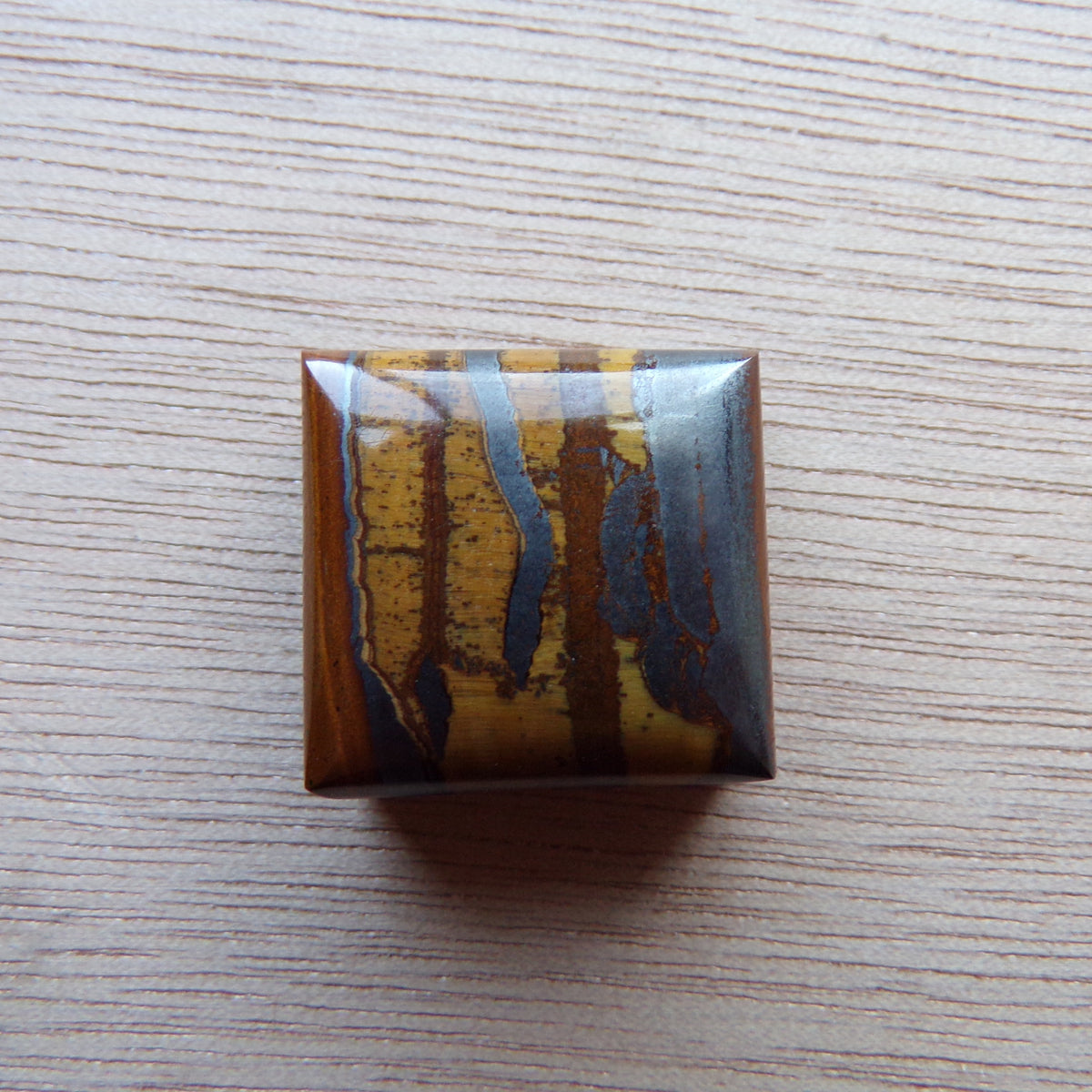 Landscape Tiger’s Eye Cabochon — 56.3 ct