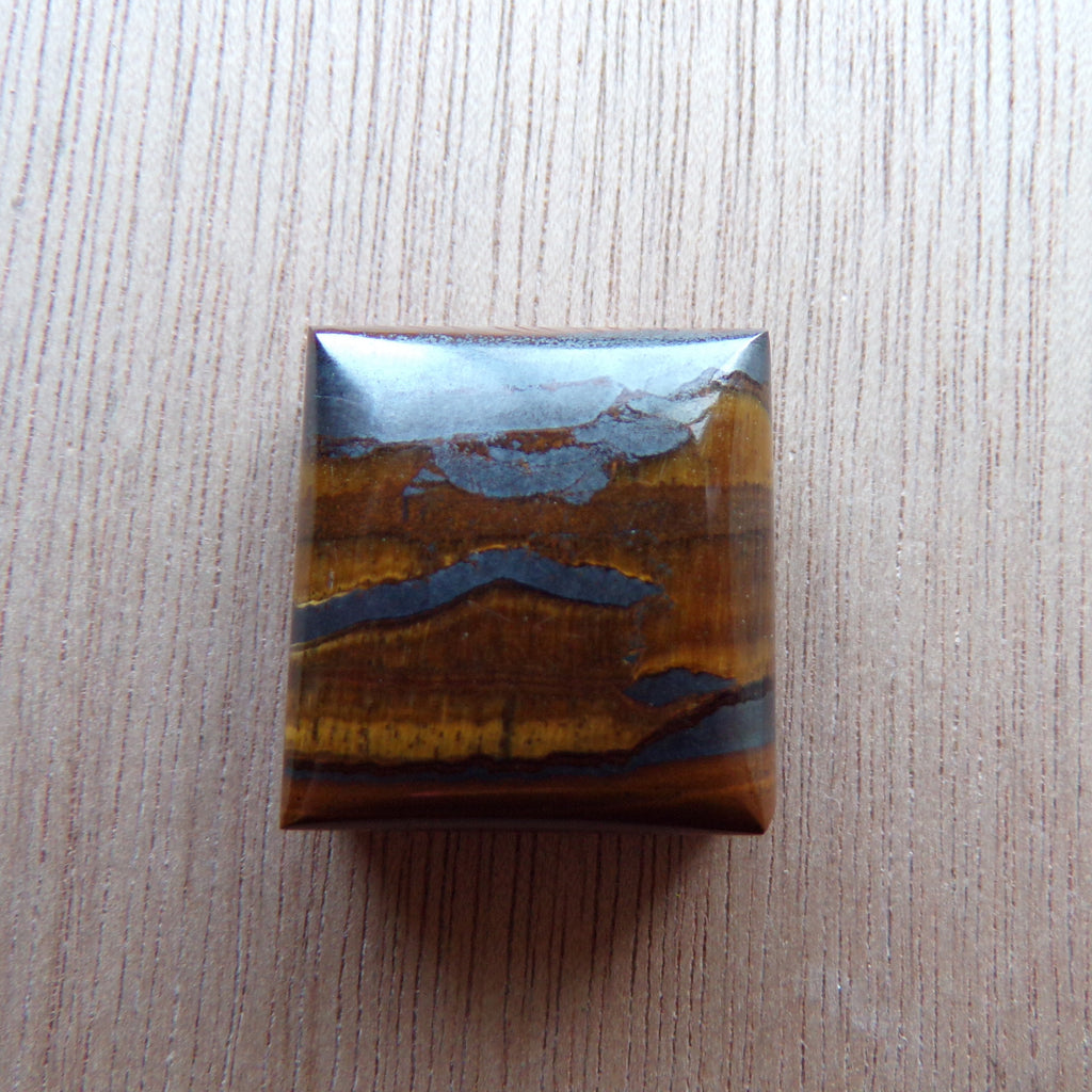 AAA Grade Landscape Tiger's Eye Cabochon