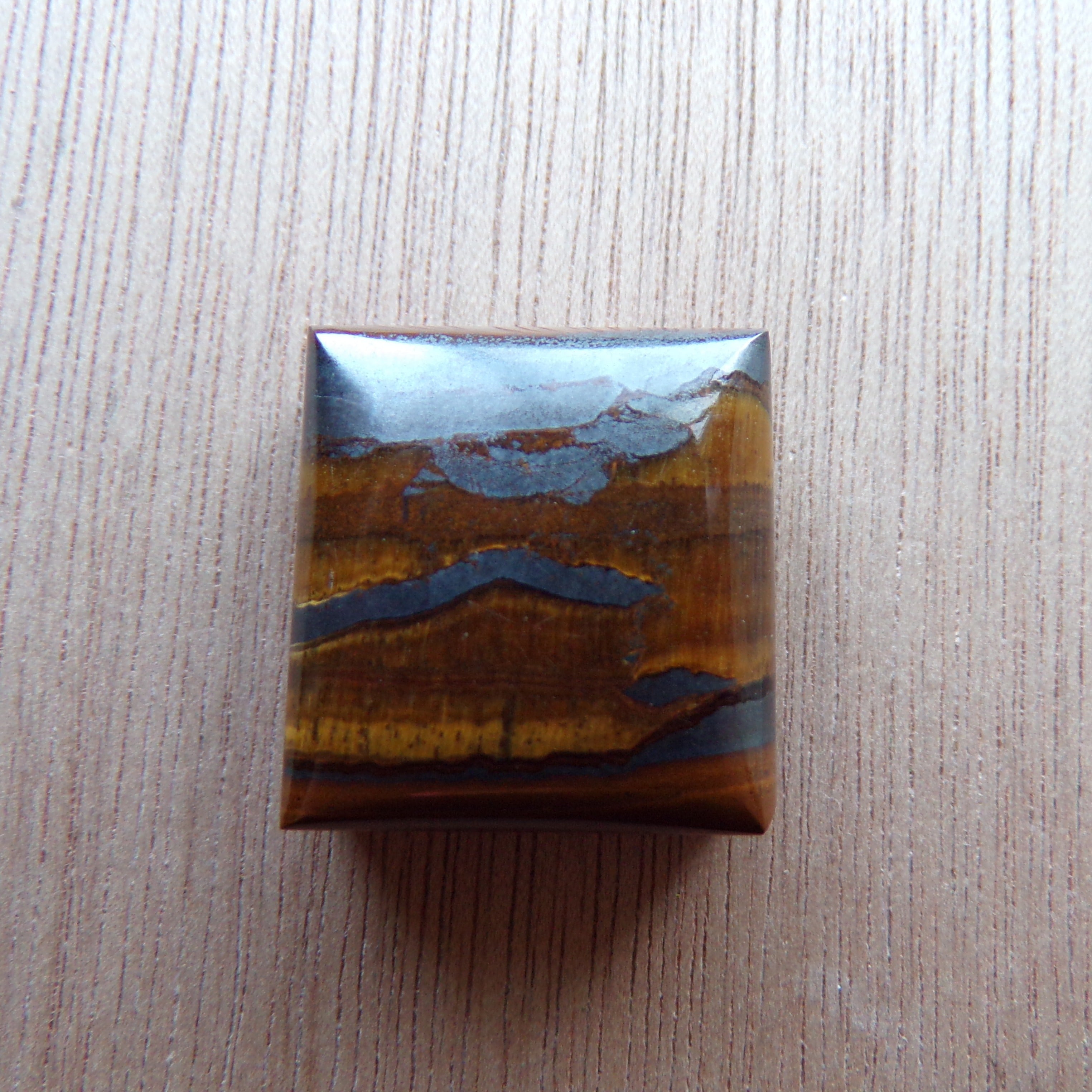 AAA Grade Landscape Tiger's Eye Cabochon