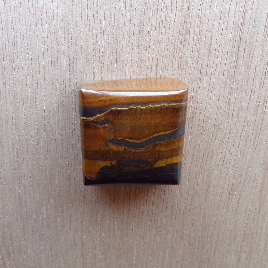 AAA Grade Landscape Tiger's Eye Cabochon