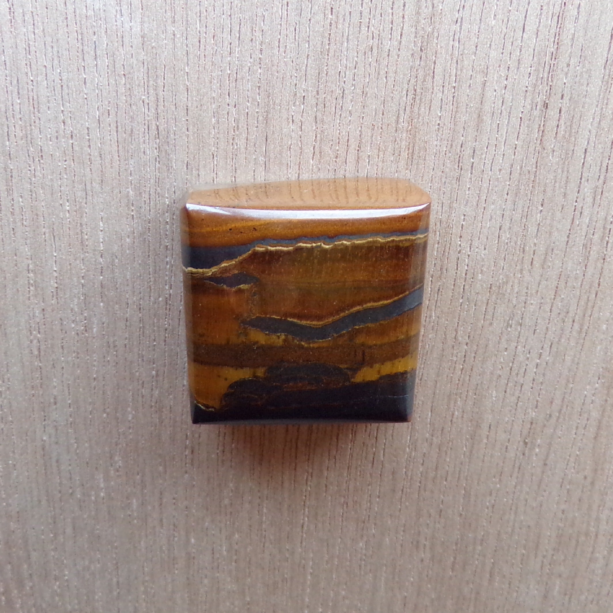 AAA Grade Landscape Tiger's Eye Cabochon