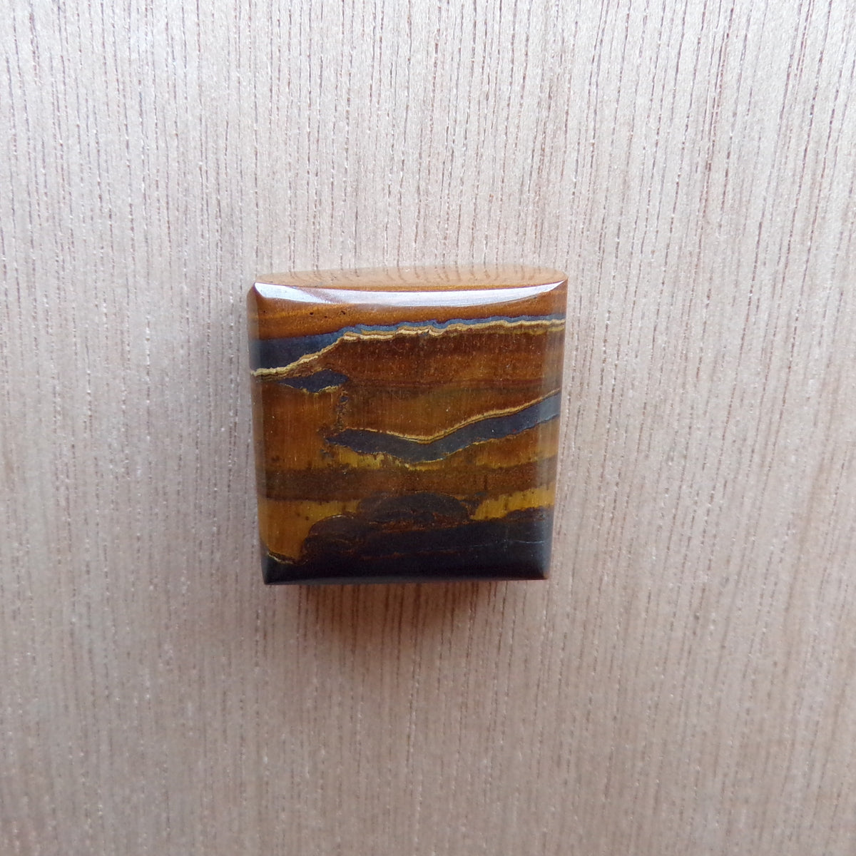 Landscape Tiger’s Eye Cabochon — 56.3 ct
