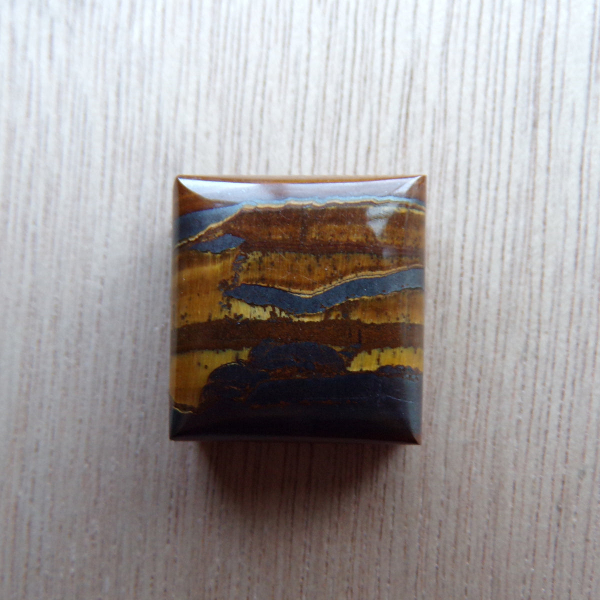 Landscape Tiger’s Eye Cabochon — 56.3 ct