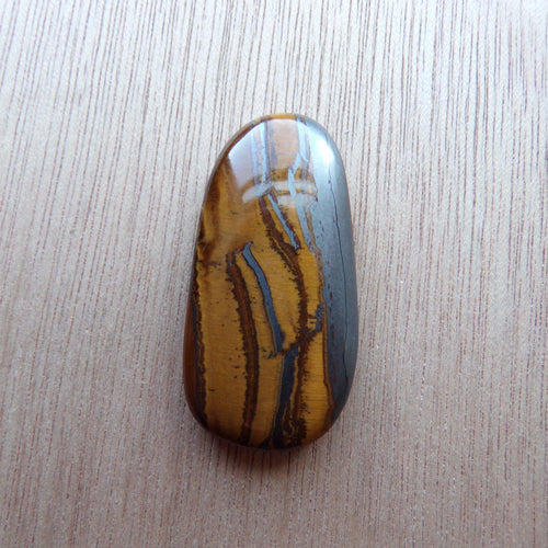 AAA Grade Landscape Tiger's Eye Cabochon