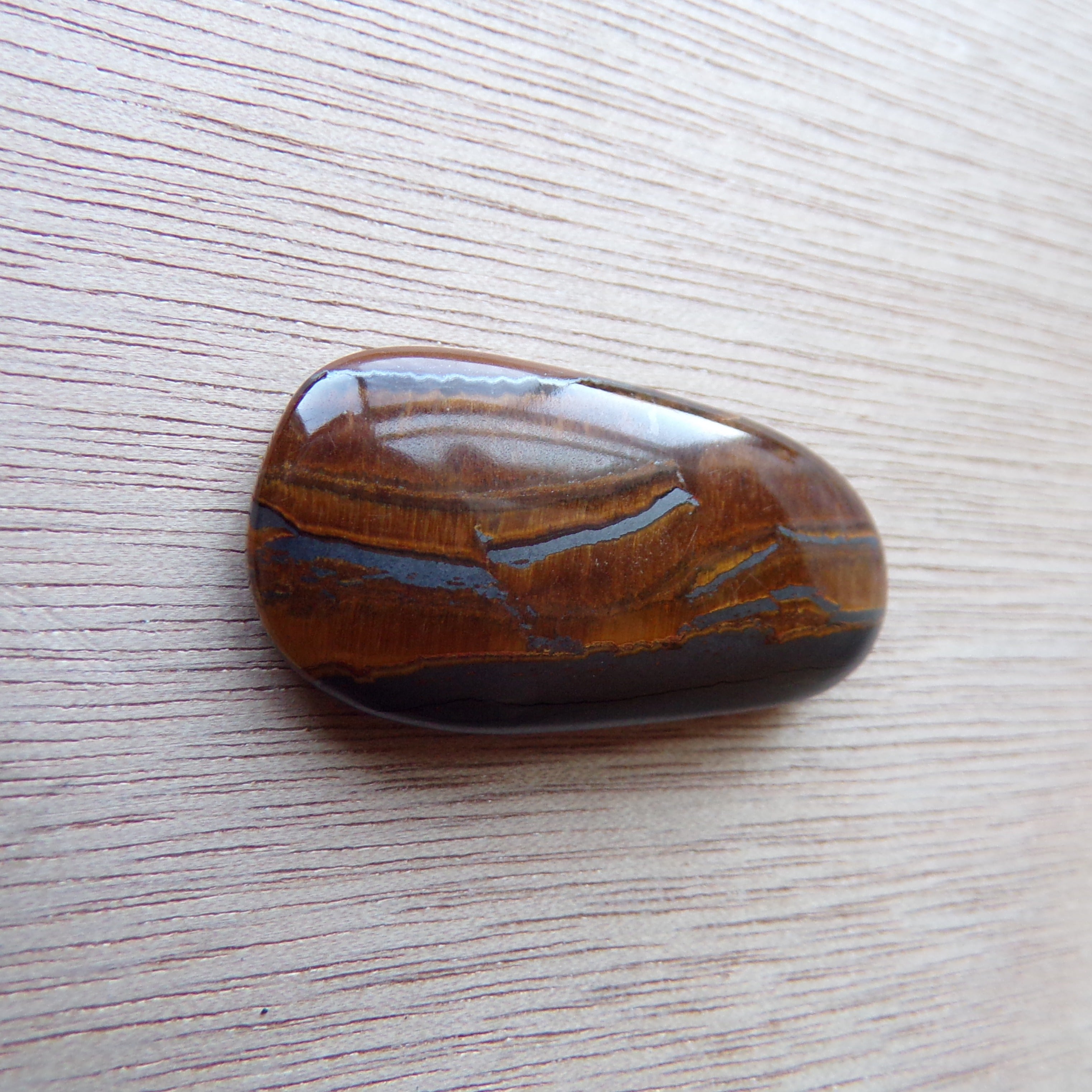 AAA Grade Landscape Tiger's Eye Cabochon