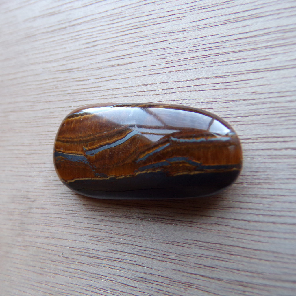 AAA Grade Landscape Tiger's Eye Cabochon