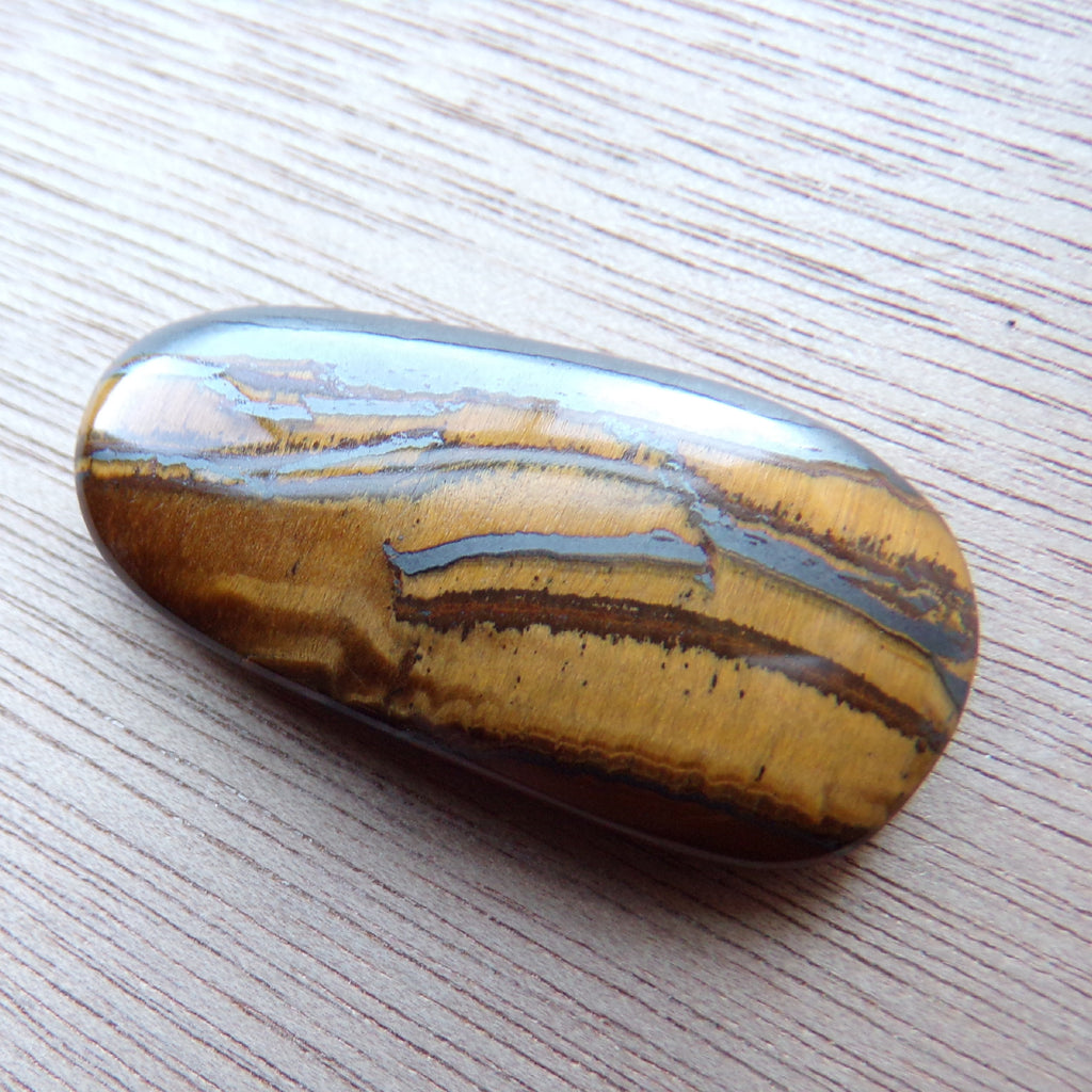 AAA Grade Landscape Tiger's Eye Cabochon