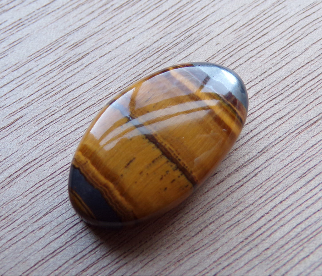AAA Grade Landscape Tiger's Eye Cabochon