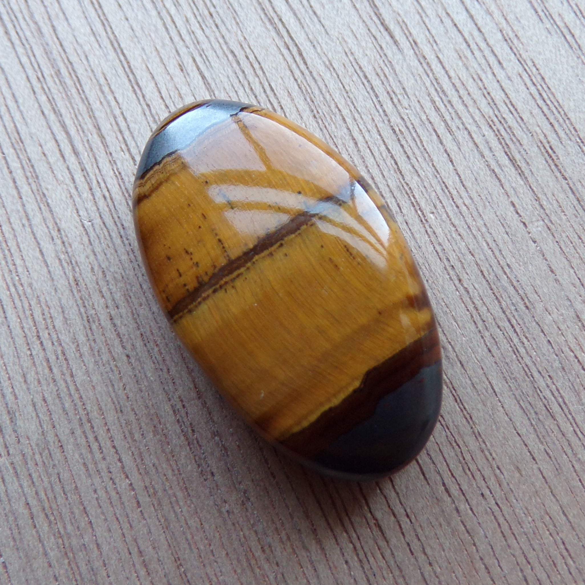 AAA Grade Landscape Tiger's Eye Cabochon