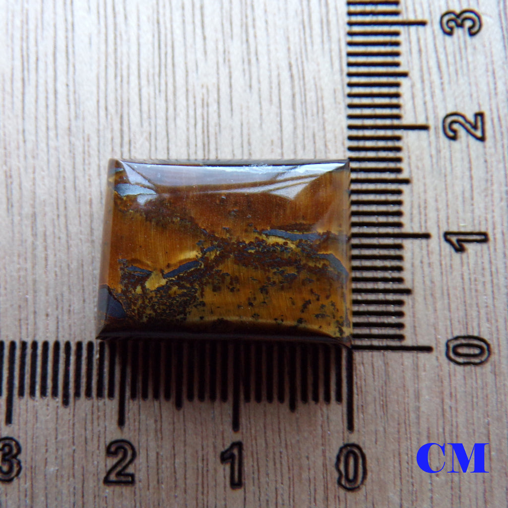 AAA Grade Landscape Tiger's Eye Cabochon
