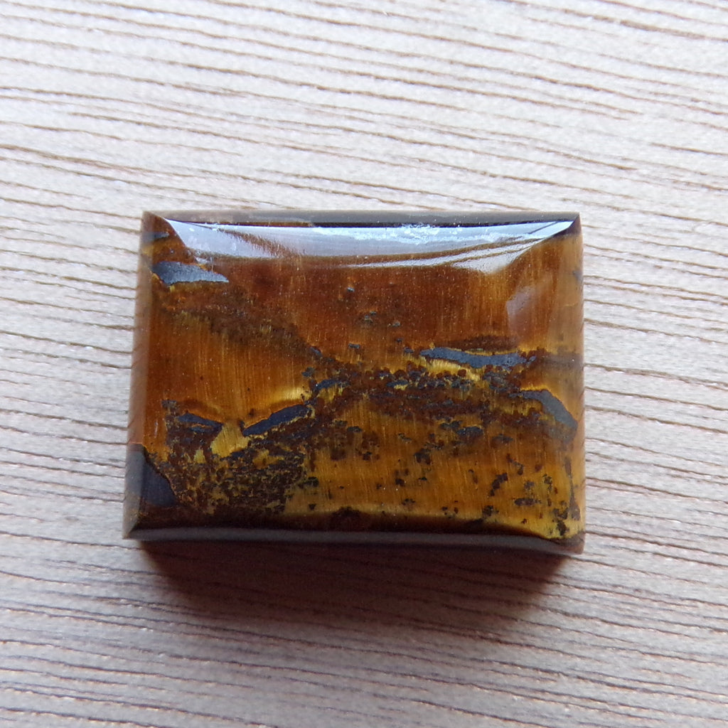 AAA Grade Landscape Tiger's Eye Cabochon