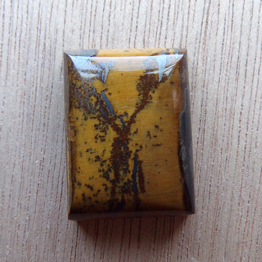 Landscape Tiger’s Eye Cabochon — 27.5 ct