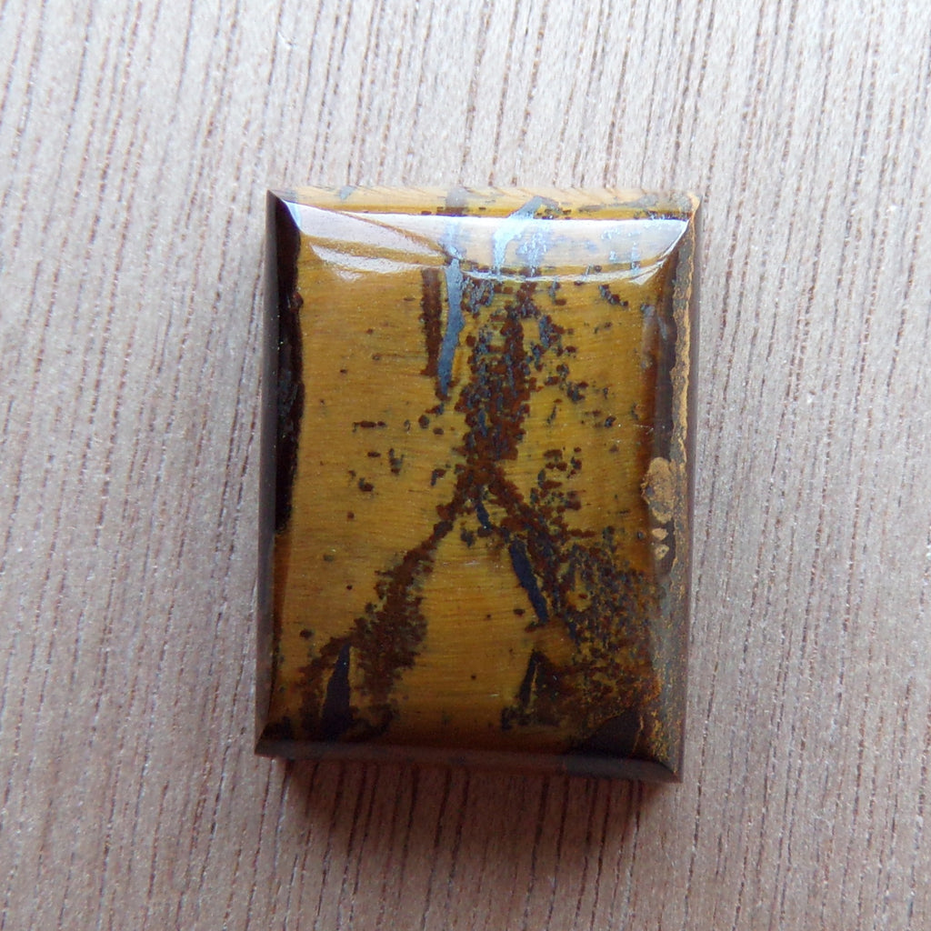 AAA Grade Landscape Tiger's Eye Cabochon