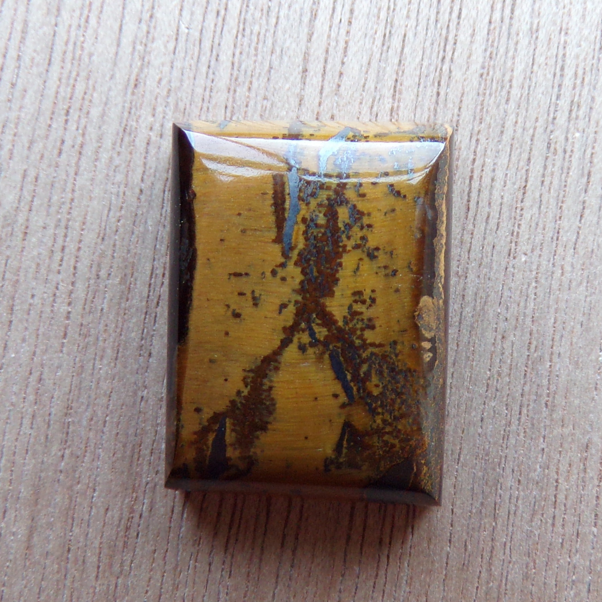 AAA Grade Landscape Tiger's Eye Cabochon