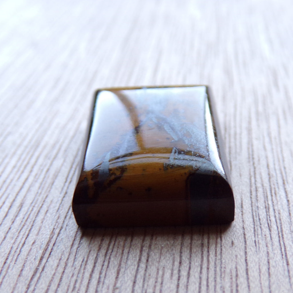 AAA Grade Landscape Tiger's Eye Cabochon