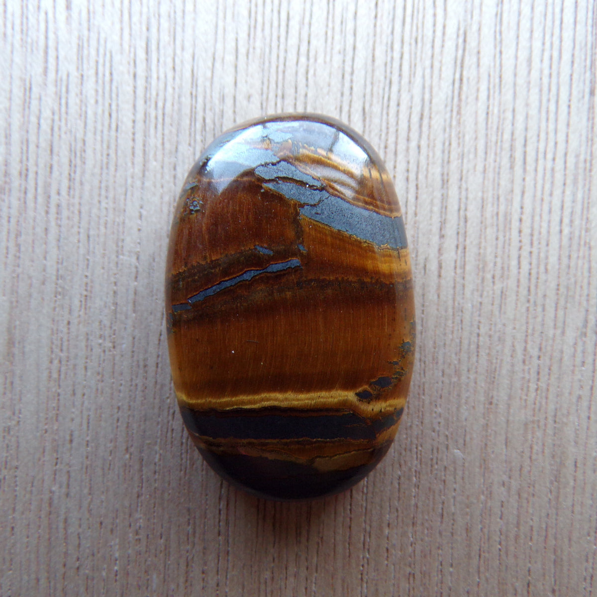 Landscape Tiger’s Eye Cabochon — 41.5 ct