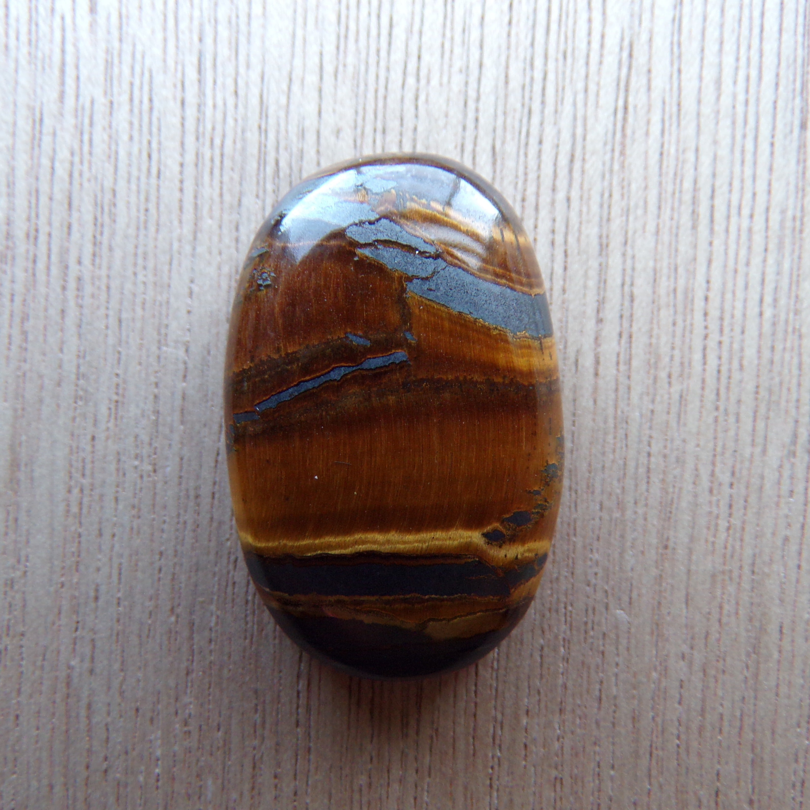 AAA Grade Landscape Tiger's Eye Cabochon
