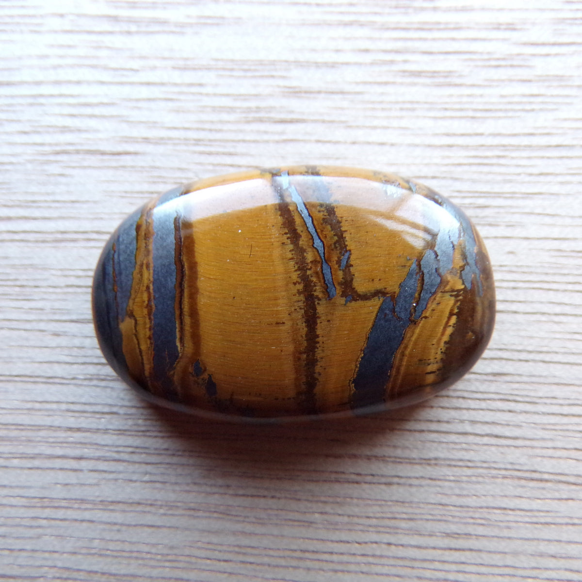 Landscape Tiger’s Eye Cabochon — 41.5 ct