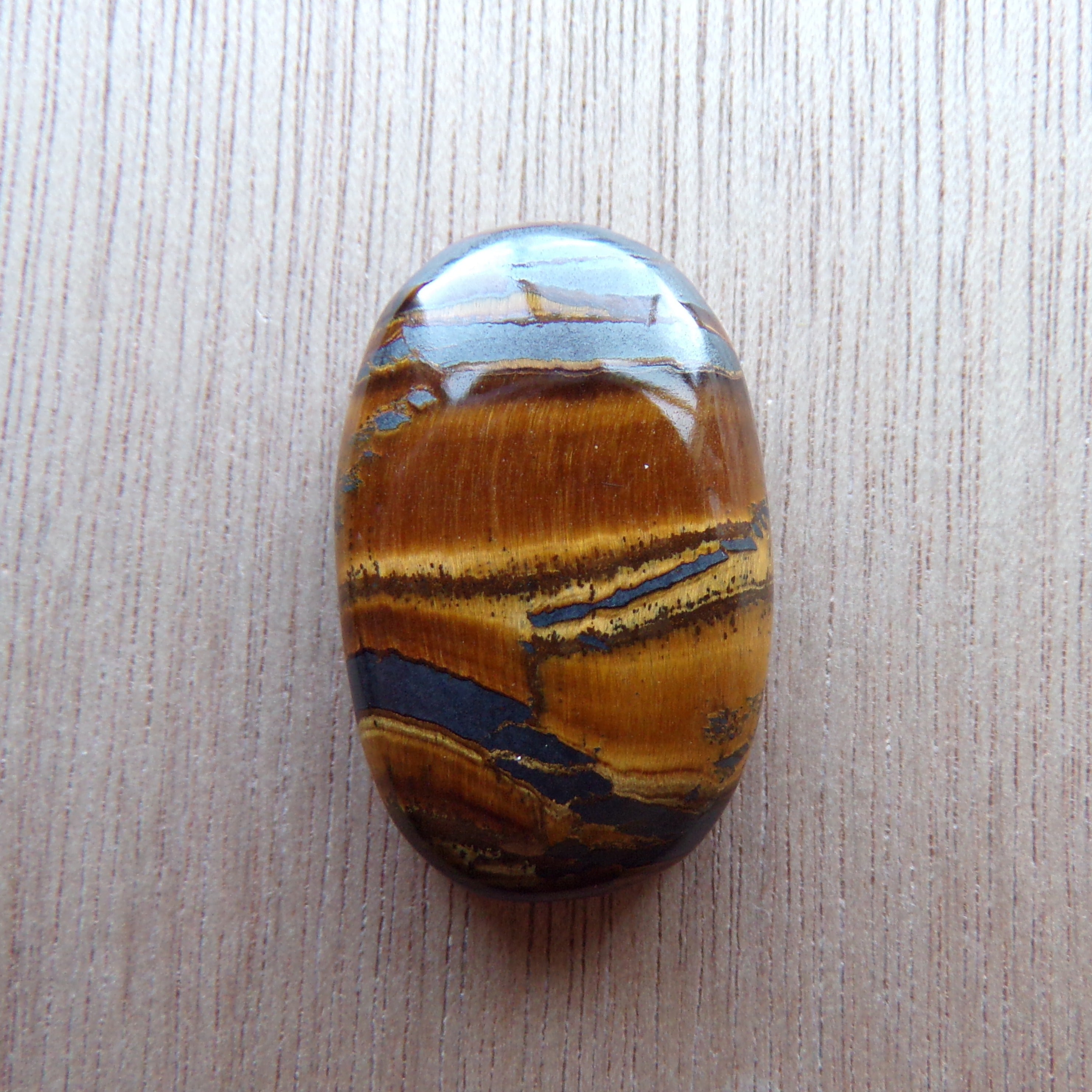 AAA Grade Landscape Tiger's Eye Cabochon