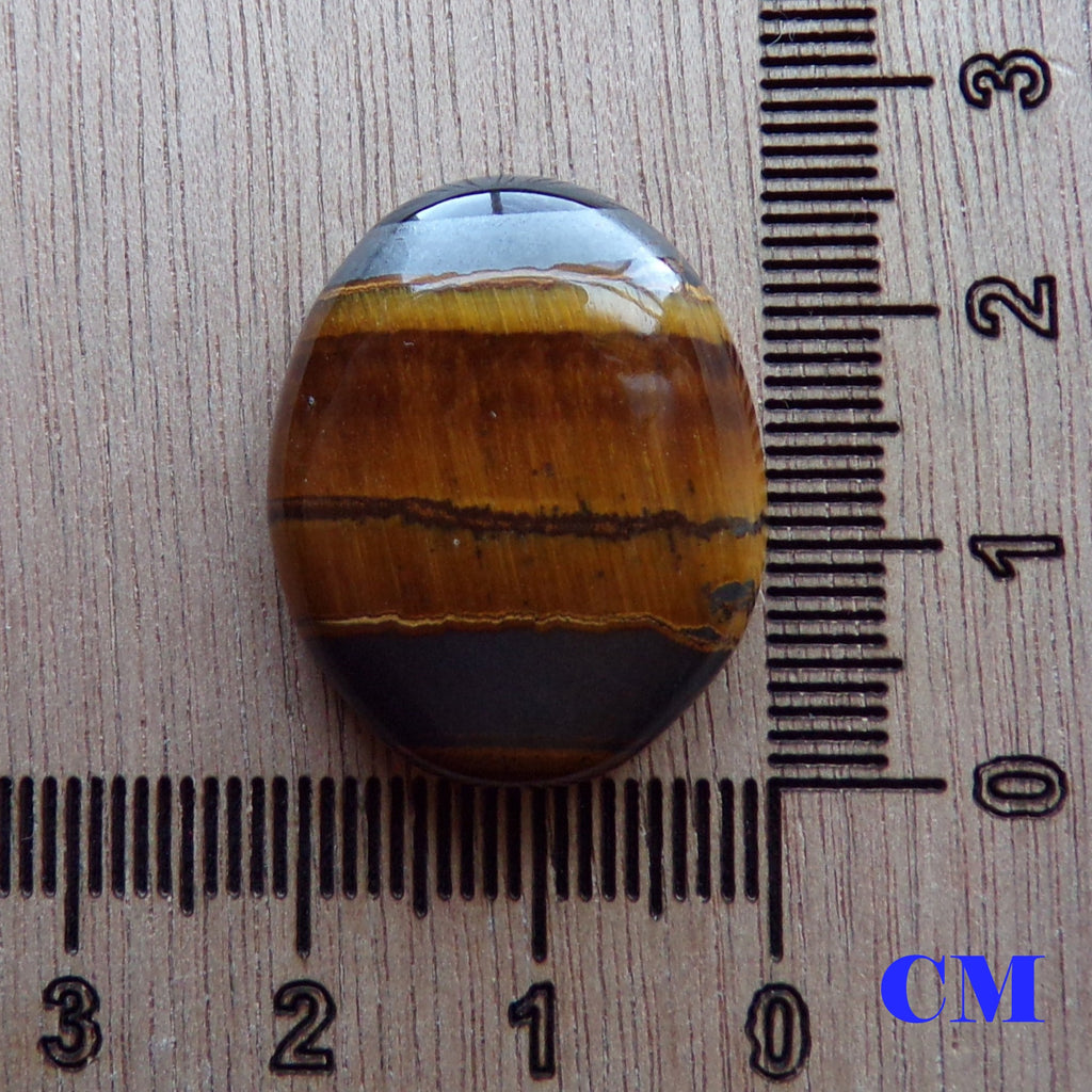 AAA Grade Landscape Tiger's Eye Cabochon
