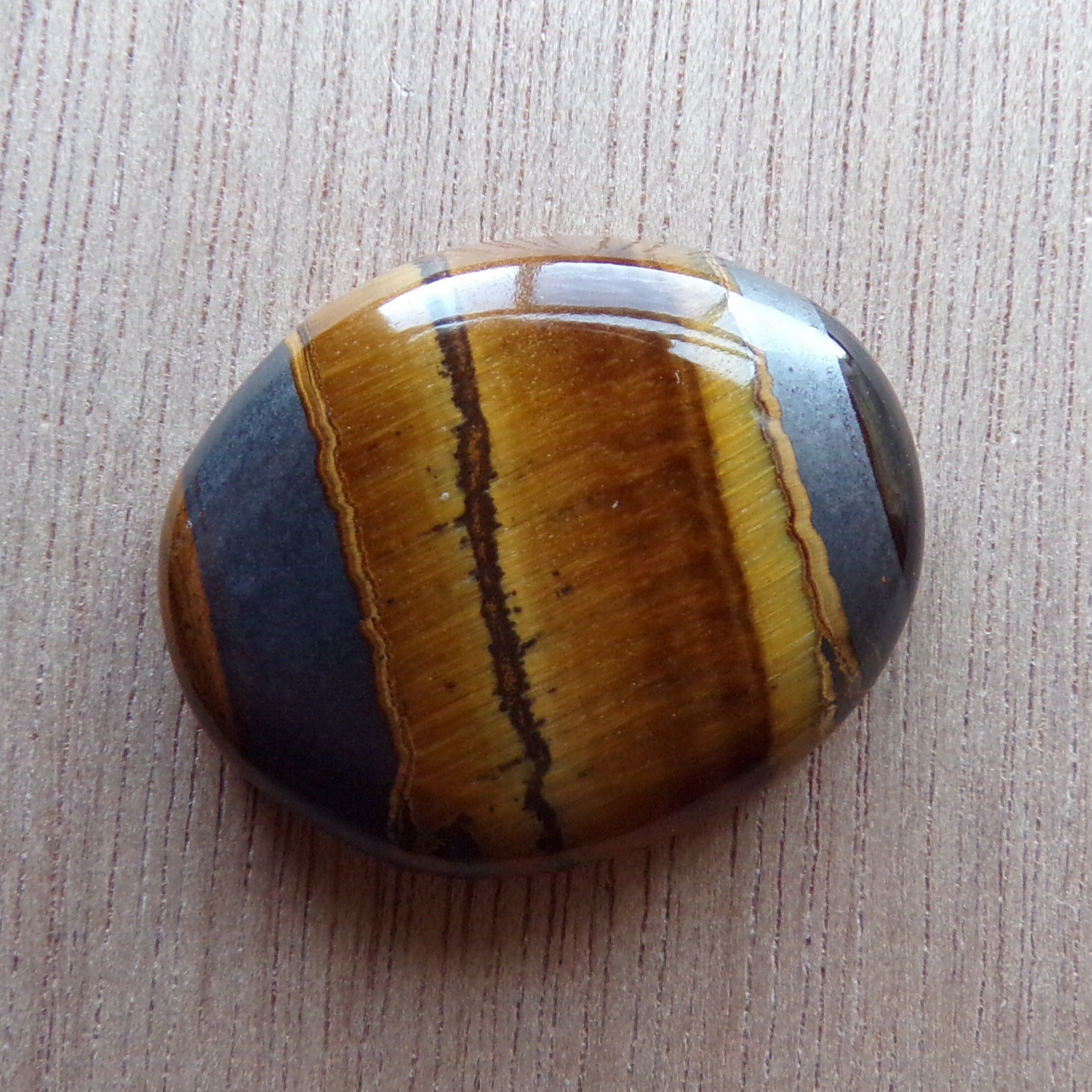 AAA Grade Landscape Tiger's Eye Cabochon