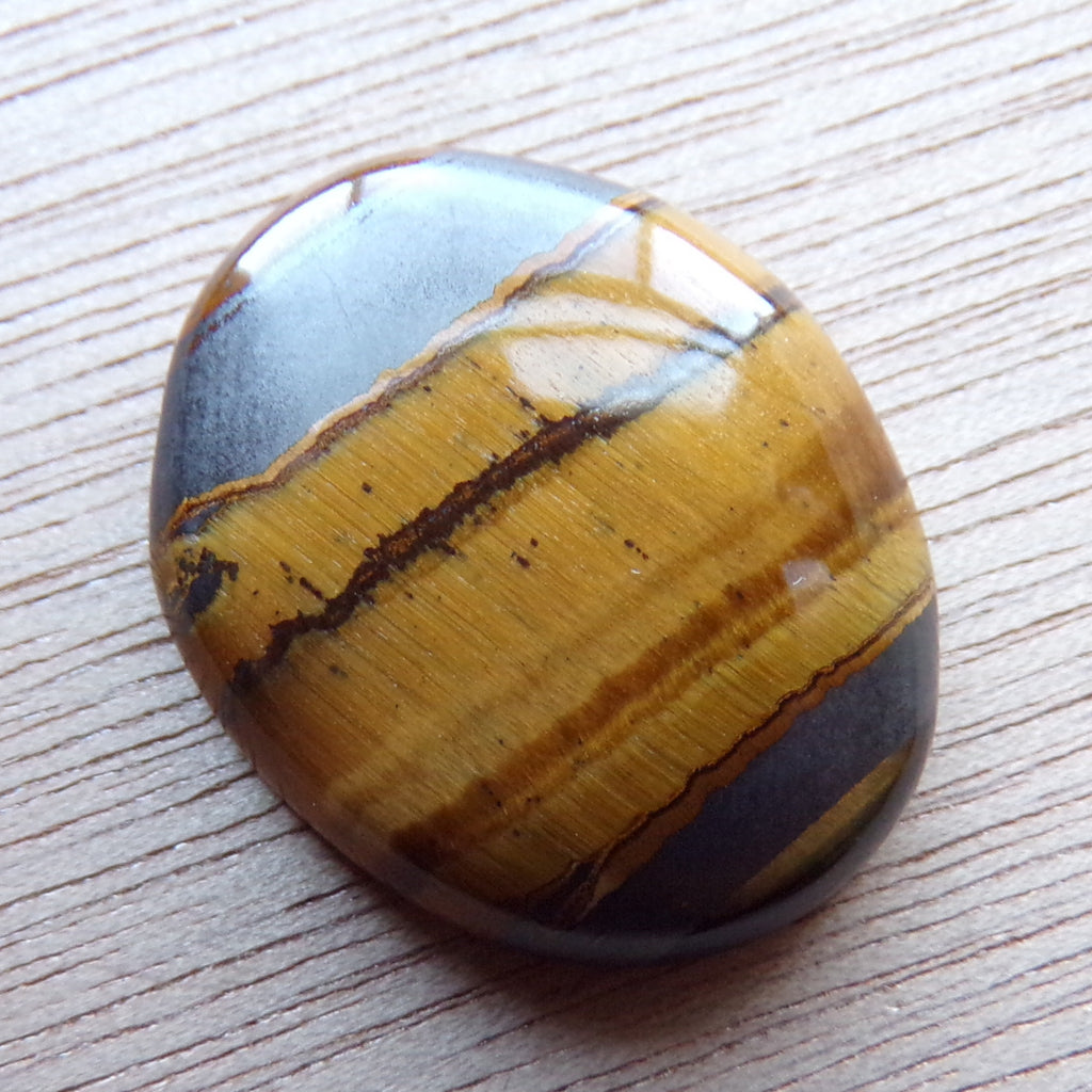 AAA Grade Landscape Tiger's Eye Cabochon