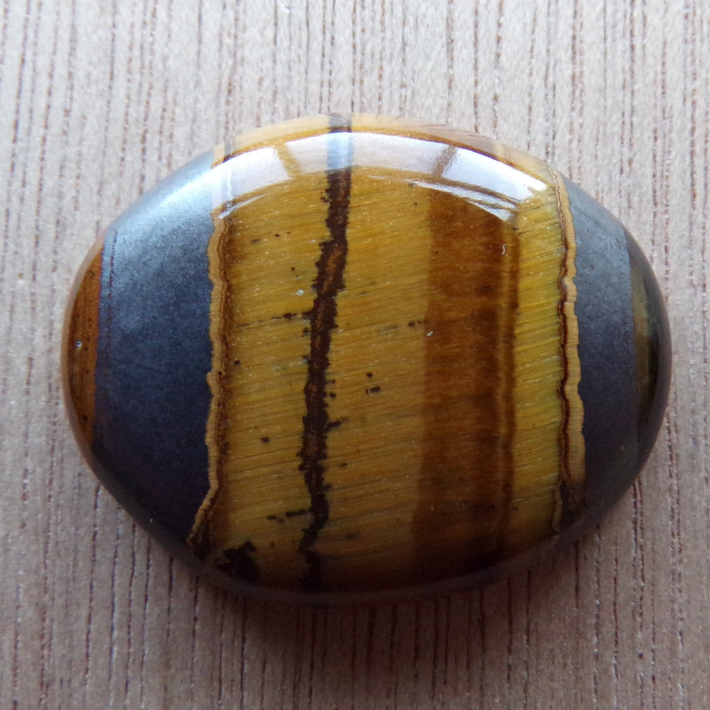 AAA Grade Landscape Tiger's Eye Cabochon