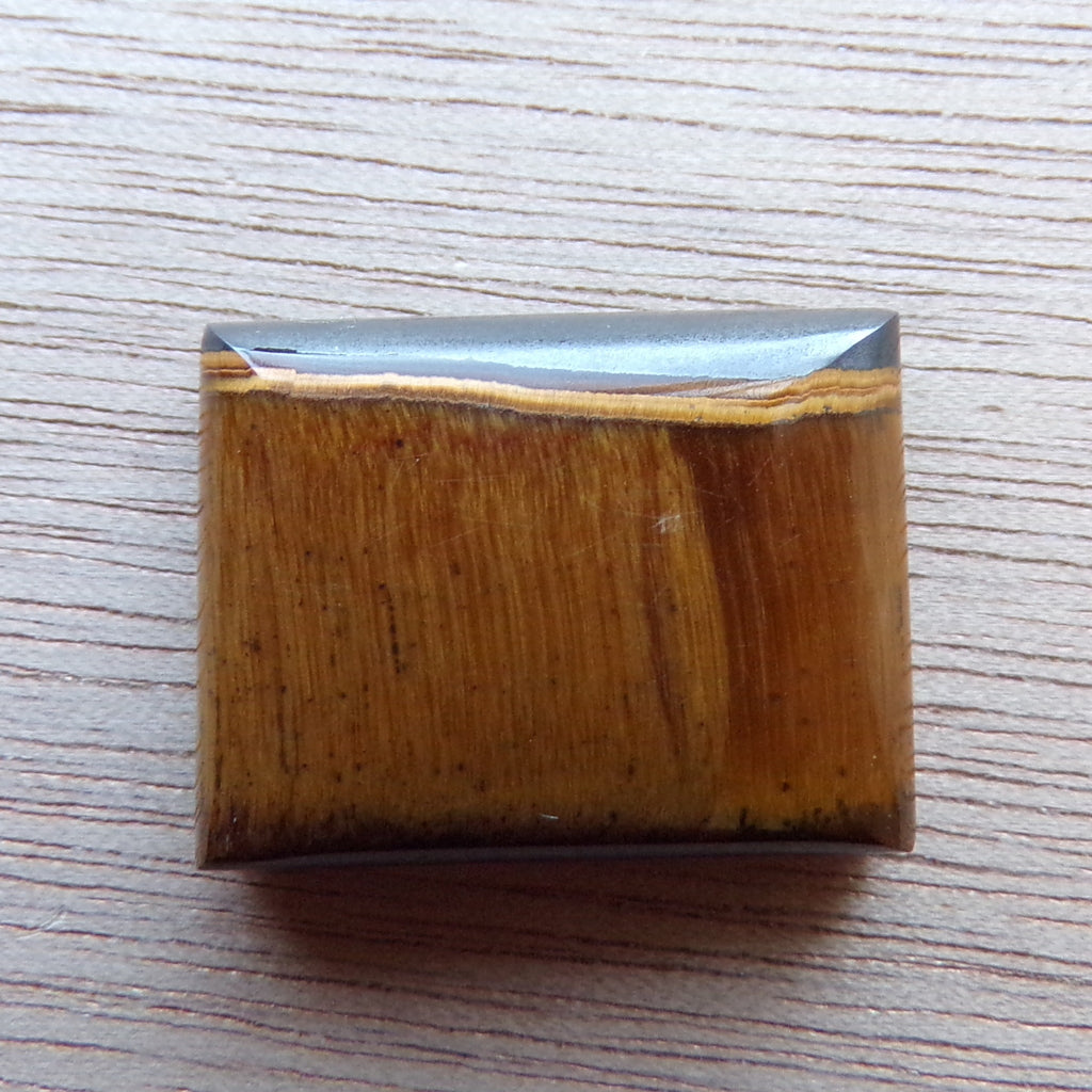AAA Grade Landscape Tiger's Eye Cabochon