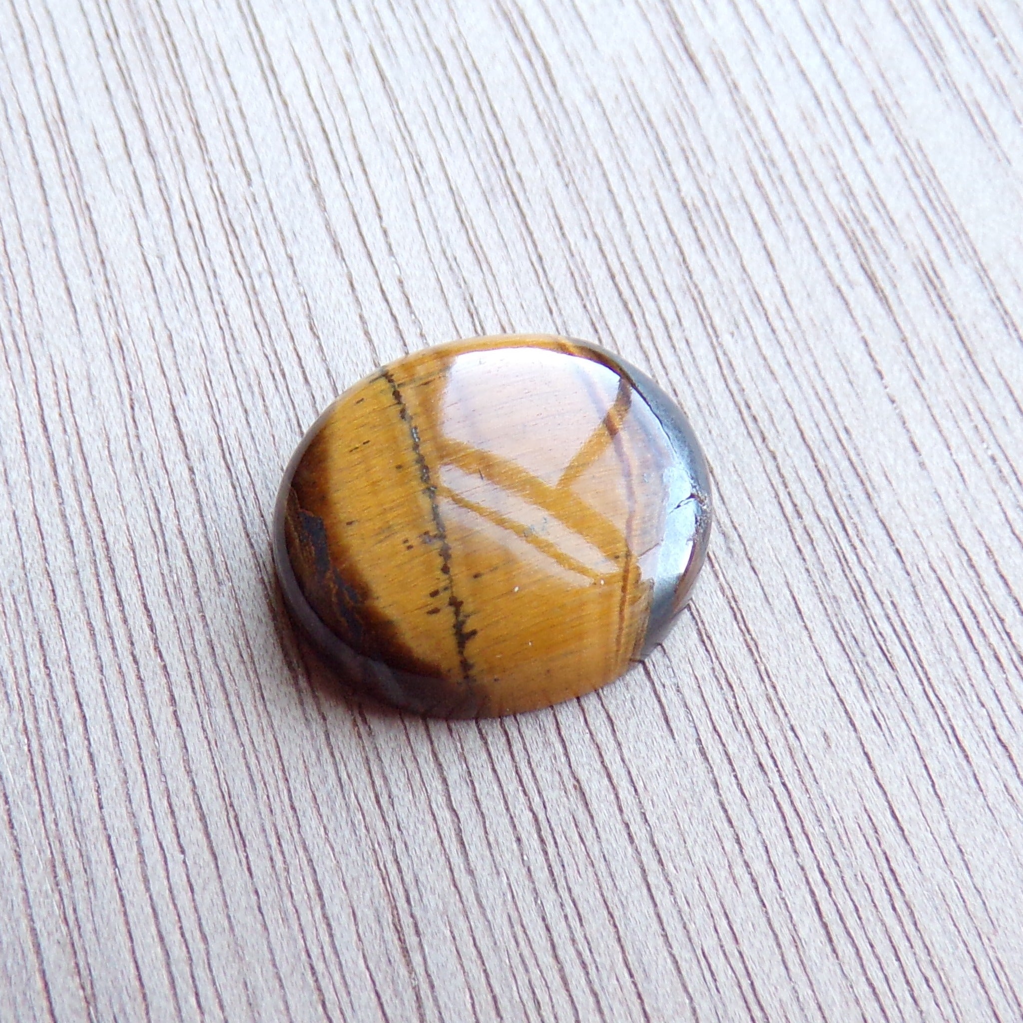 AAA Grade Landscape Tiger's Eye Cabochon