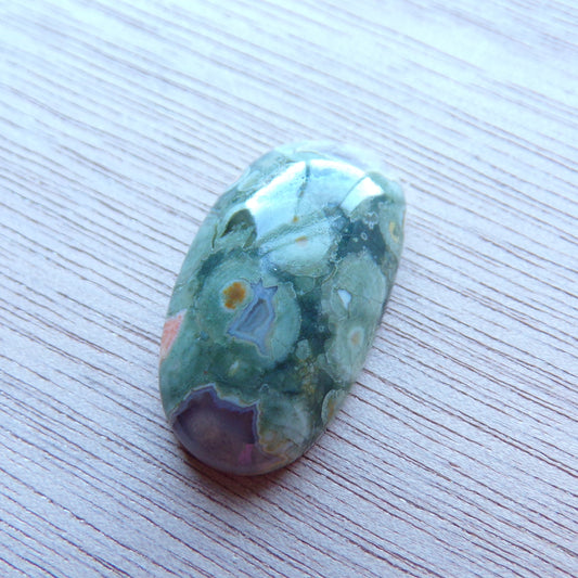 Rainforest Jasper Cabochon — 23.8 ct