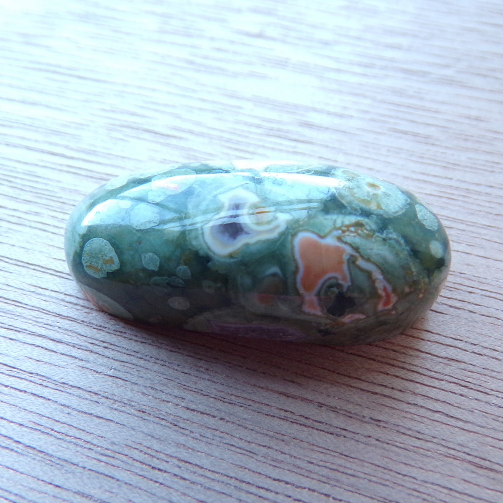 Natural Rainforest Jasper Rhyolite Cabochon
