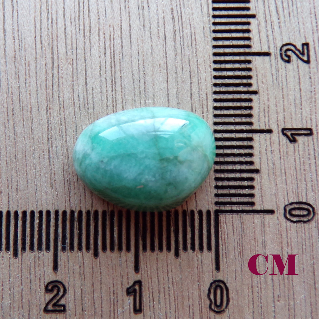 Natural Brazilian Emerald Cabochon 12.75 Carats