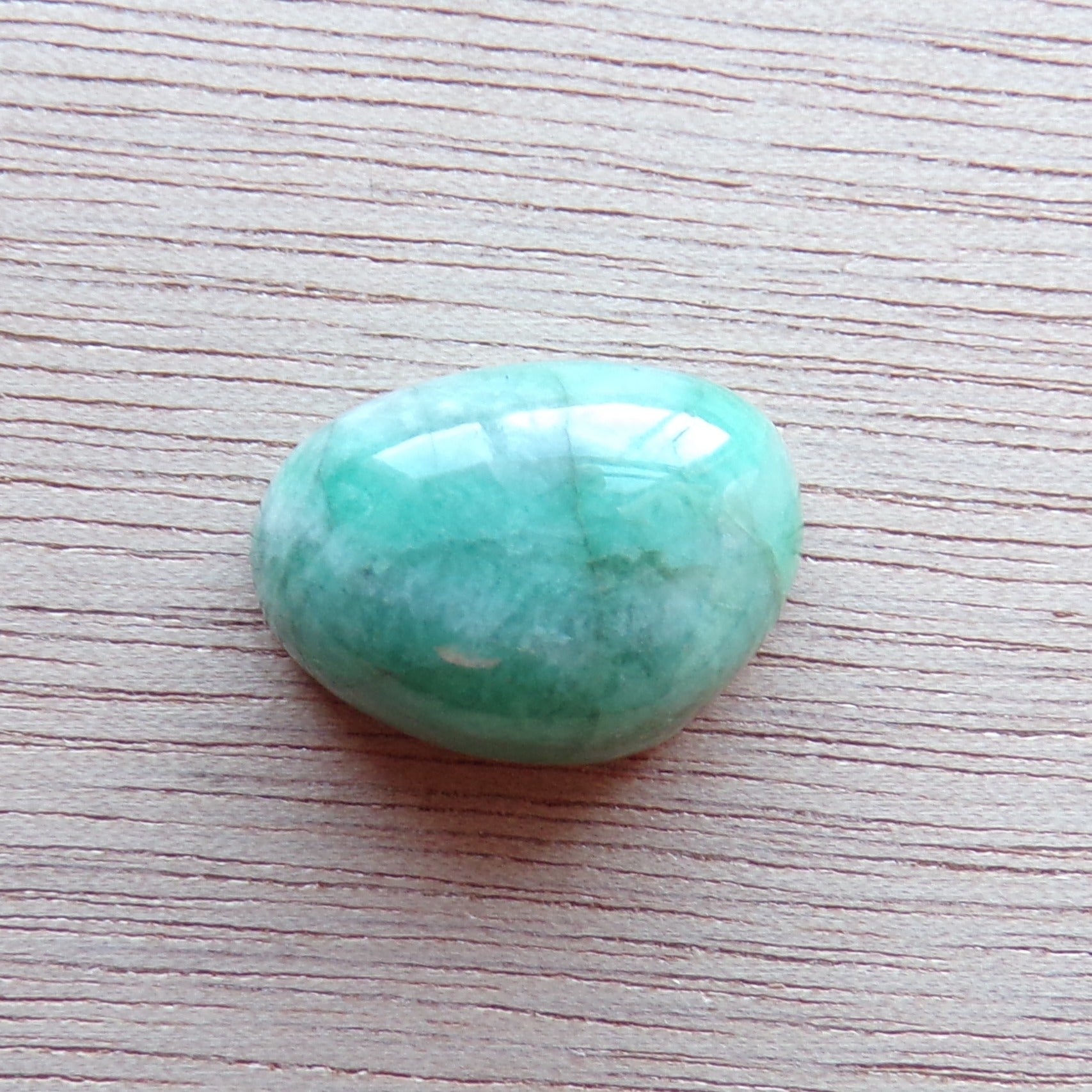 Natural Brazilian Emerald Cabochon 12.75 Carats