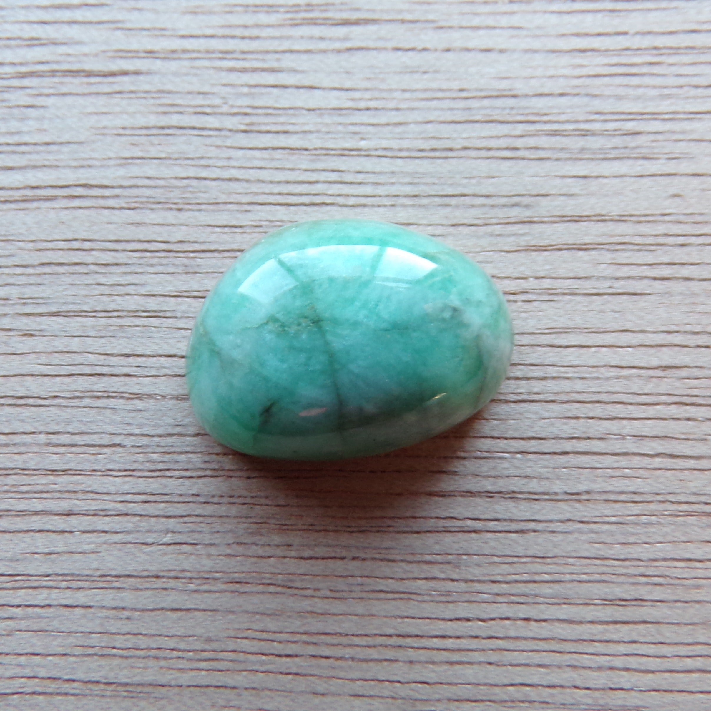Natural Brazilian Emerald Cabochon 12.75 Carats